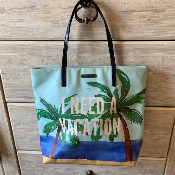 Kate spade I need a vacation purse tote - Picture 1 of 10